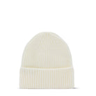 Maison Sacrée-Ms White Knitted Beanie-Bere-2-Milagron.com