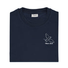 Maison Sacrée-Paloma Navy Blue Printed Sweatshirt-Sweatshirts & Hoodies-3-Milagron.com