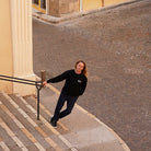 Maison Sacrée-Sur La Neige Black Printed Sweatshirt-Sweatshirts & Hoodies-4-Milagron.com