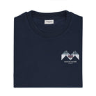 Maison Sacrée-Sur La Neige Navy Blue Printed Sweatshirt-Sweatshirts & Hoodies-3-Milagron.com