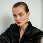 Maison Soula-Adel Hoop Earrings-Earrings-5-Milagron.com