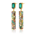 Maison Soula-Cher Drop Earrings Emerald Green-Earrings-3-Milagron.com