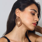 Maison Soula-Follow Your Heart Earrings Rose Pink-Earrings-2-Milagron.com