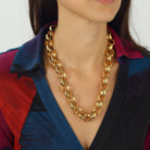 Maison Soula-Gaia Chain Necklace Large Chains-Necklace-2-Milagron.com