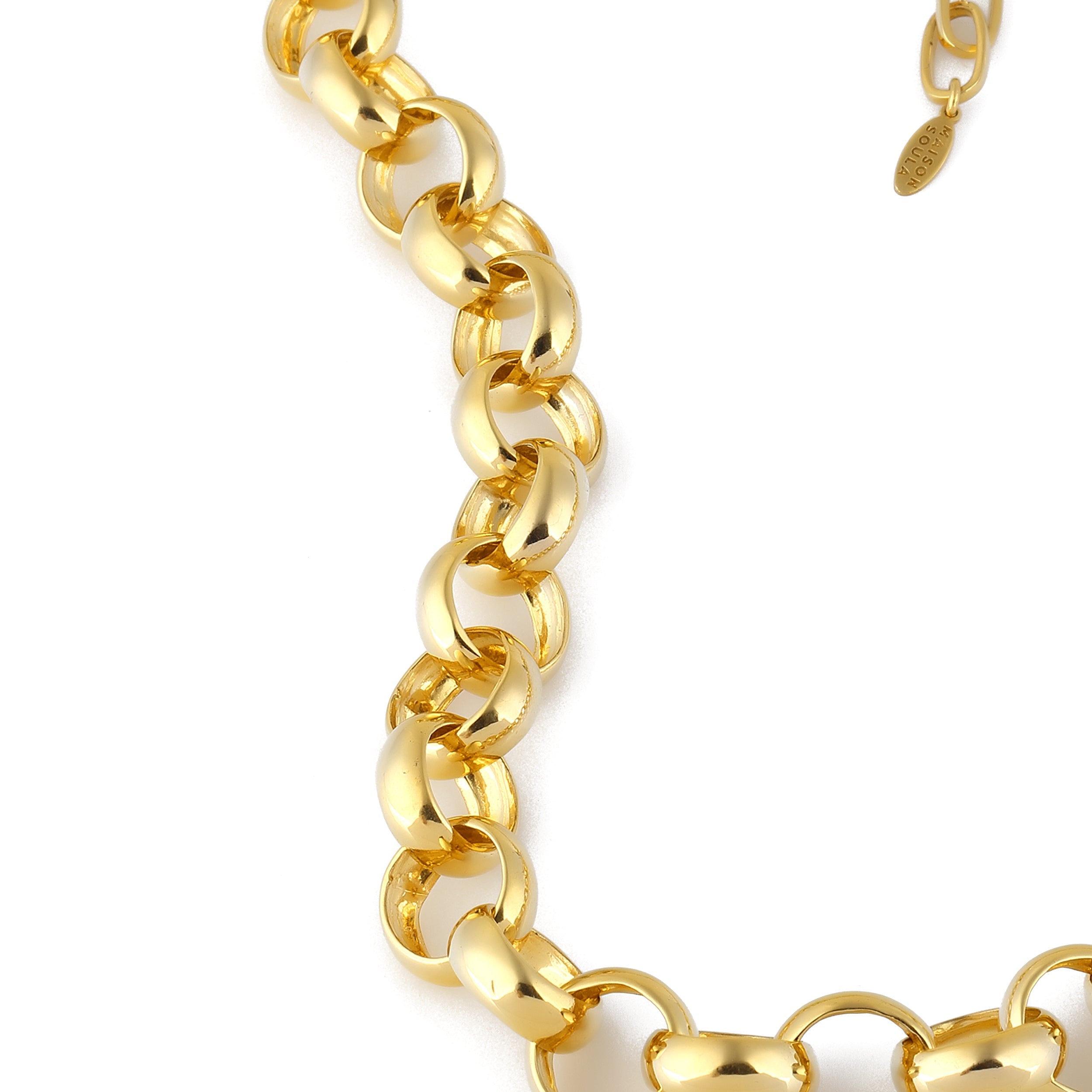 Maison Soula-Gaia Chain Necklace Small Chains-Necklace-3-Milagron.com