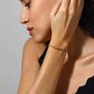 Maison Soula-Many Tiny Hearts Tennis Bracelet Version 2 Multicolor-Bracelet-2-Milagron.com