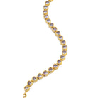 Maison Soula-Many Tiny Hearts Tennis Bracelet Violet-Bracelet-3-Milagron.com