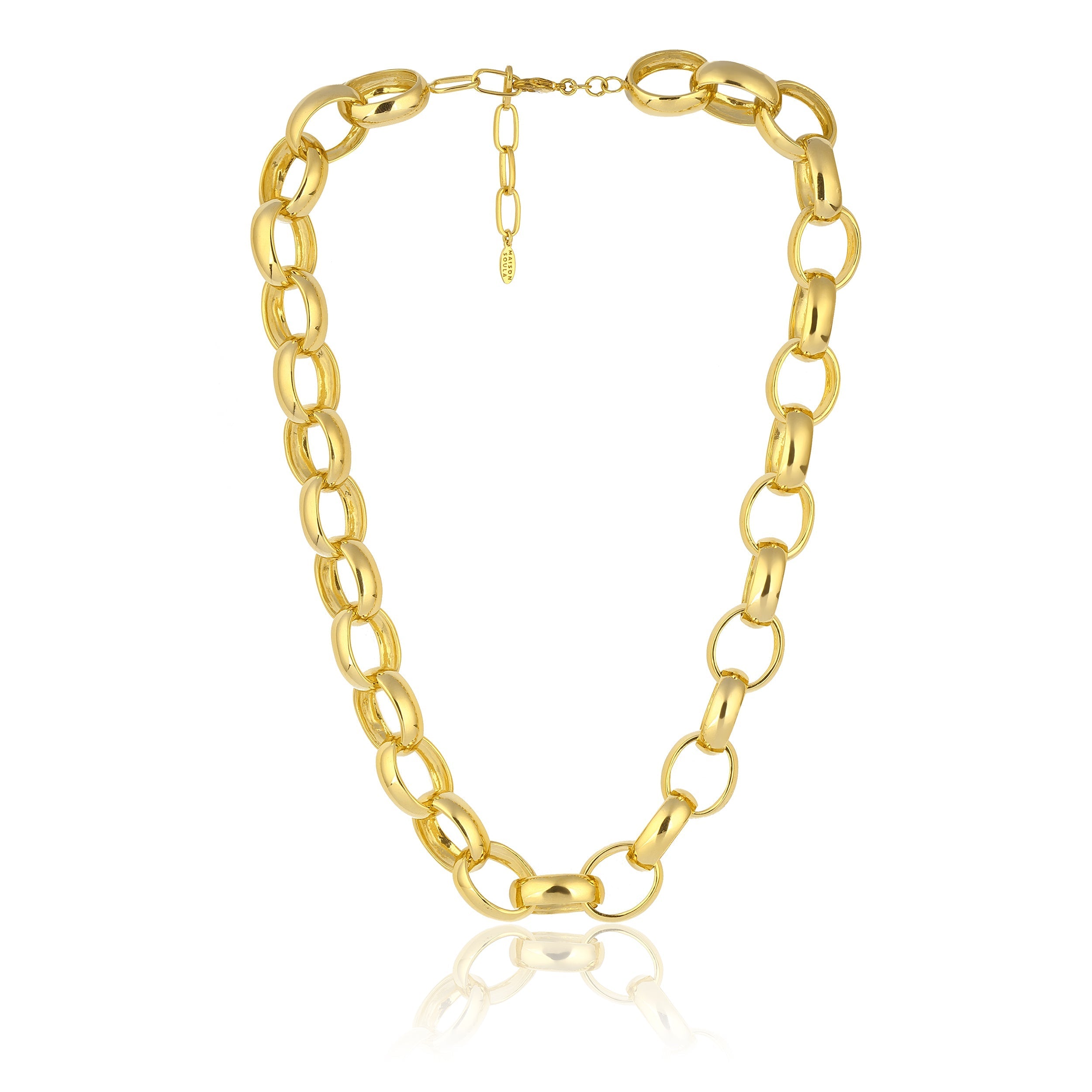 Maison Soula-Neith Chain Necklace-Necklace-1-Milagron.com