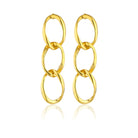 Maison Soula-Nyx Chain Earrings-Earrings-1-Milagron.com