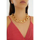 Maison Soula-Nyx Chain Necklace Thick Chains-Necklace-5-Milagron.com
