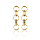 Maison Soula-Octagon Chain Drop Earrings-Earrings-1-Milagron.com