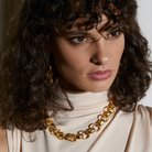 Maison Soula-Octagon Chain Necklace-Necklace-2-Milagron.com