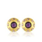 Maison Soula-Olympia Earrings Dark Amethyst-Earrings-1-Milagron.com