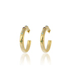 Maison Soula-Andromeda Hoop Earrings-Earrings-1-Milagron.com