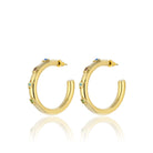 Maison Soula-Andromeda Hoop Earrings-Earrings-2-Milagron.com