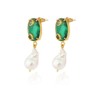 Maison Soula-Antheia Earrings Green-Earrings-3-Milagron.com