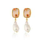 Maison Soula-Antheia Earrings Orange-1-Milagron.com