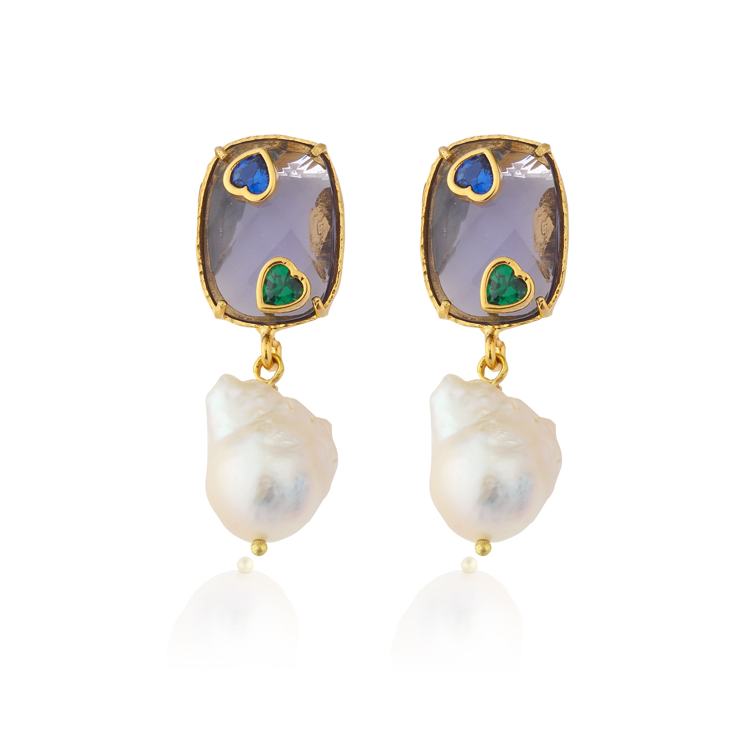 Maison Soula-Antheia Earrings Violet-1-Milagron.com