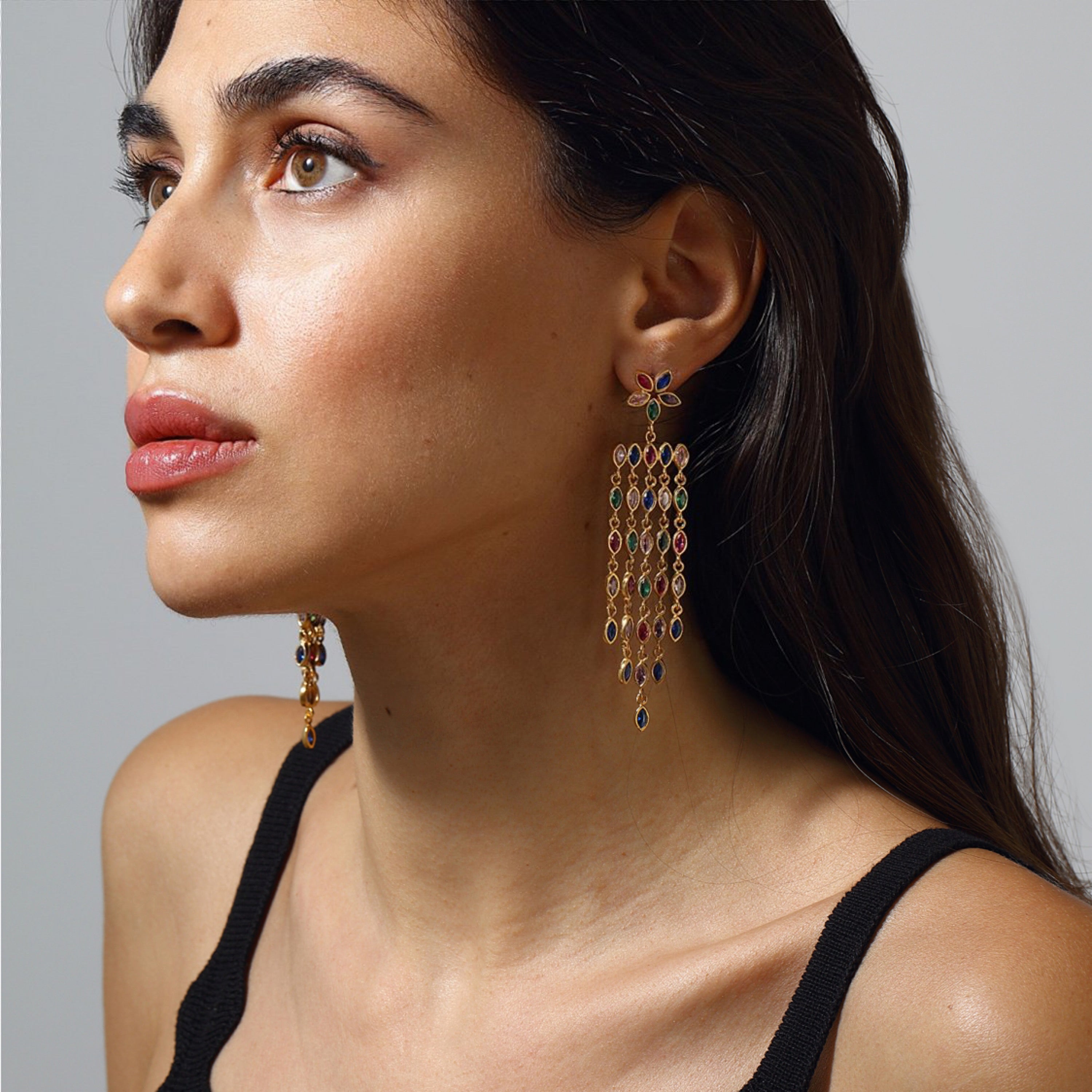Maison Soula-Calypso Earrings-Earrings-4-Milagron.com