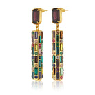 Maison Soula-Cher Drop Earrings Cherry Chocolate-Earrings-3-Milagron.com