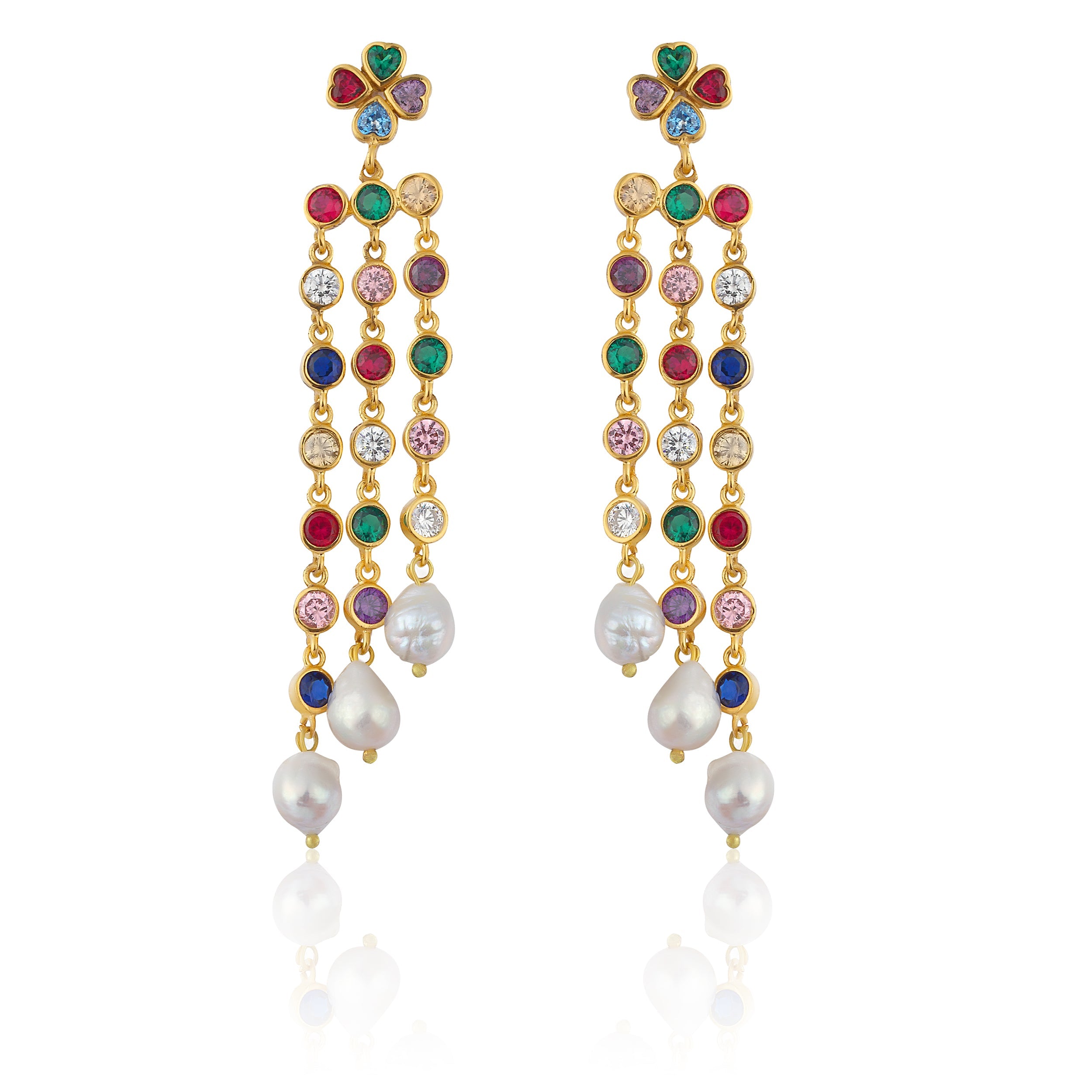 Maison Soula-Demeter Earrings-Earrings-1-Milagron.com
