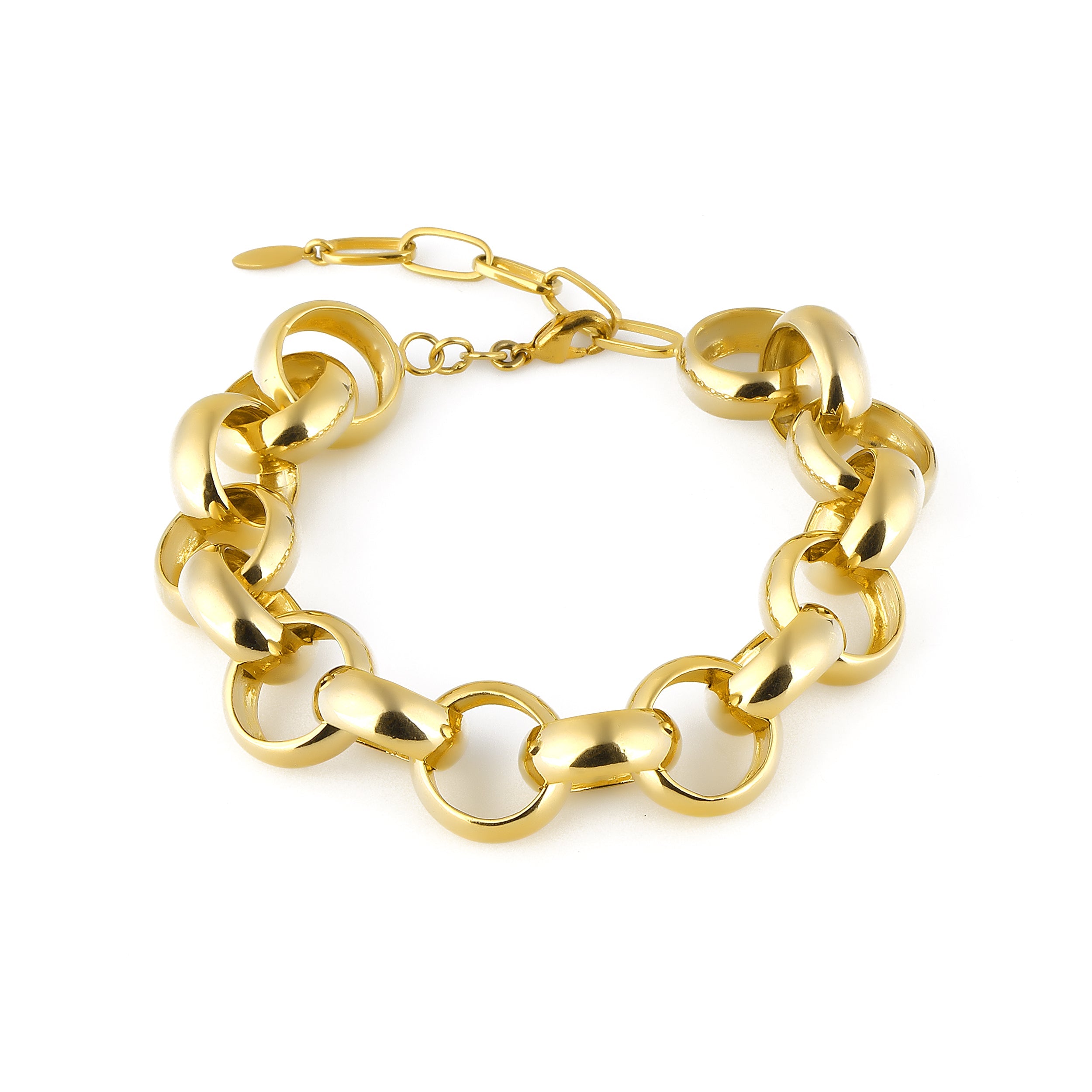 Maison Soula-Gaia Chain Bracelet Large Chains-1-Milagron.com