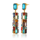 Maison Soula-Gloria Earrings Deep Blue-Earrings-3-Milagron.com