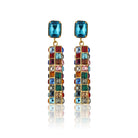 Maison Soula-Hypnos Drop Earrings Deep Blue-Earrings-1-Milagron.com