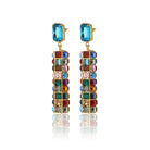 Maison Soula-Hypnos Drop Earrings Deep Blue-Earrings-3-Milagron.com