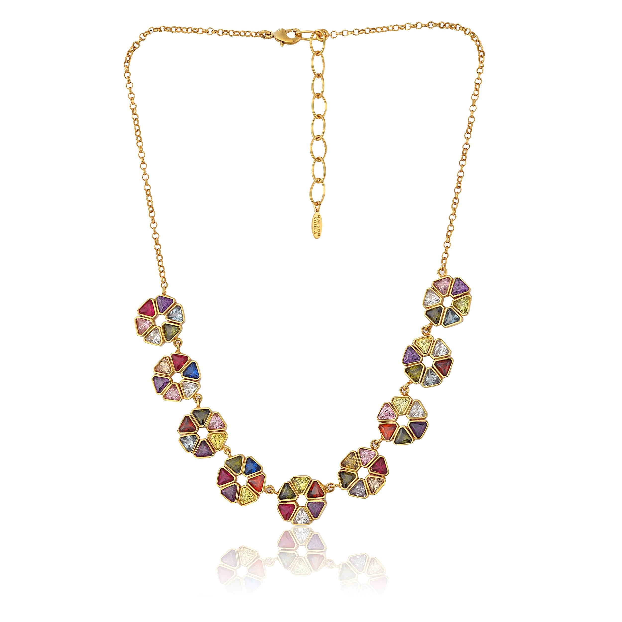 Maison Soula-Wheel Of Fortune Necklace Regina-Necklace-1-Milagron.com