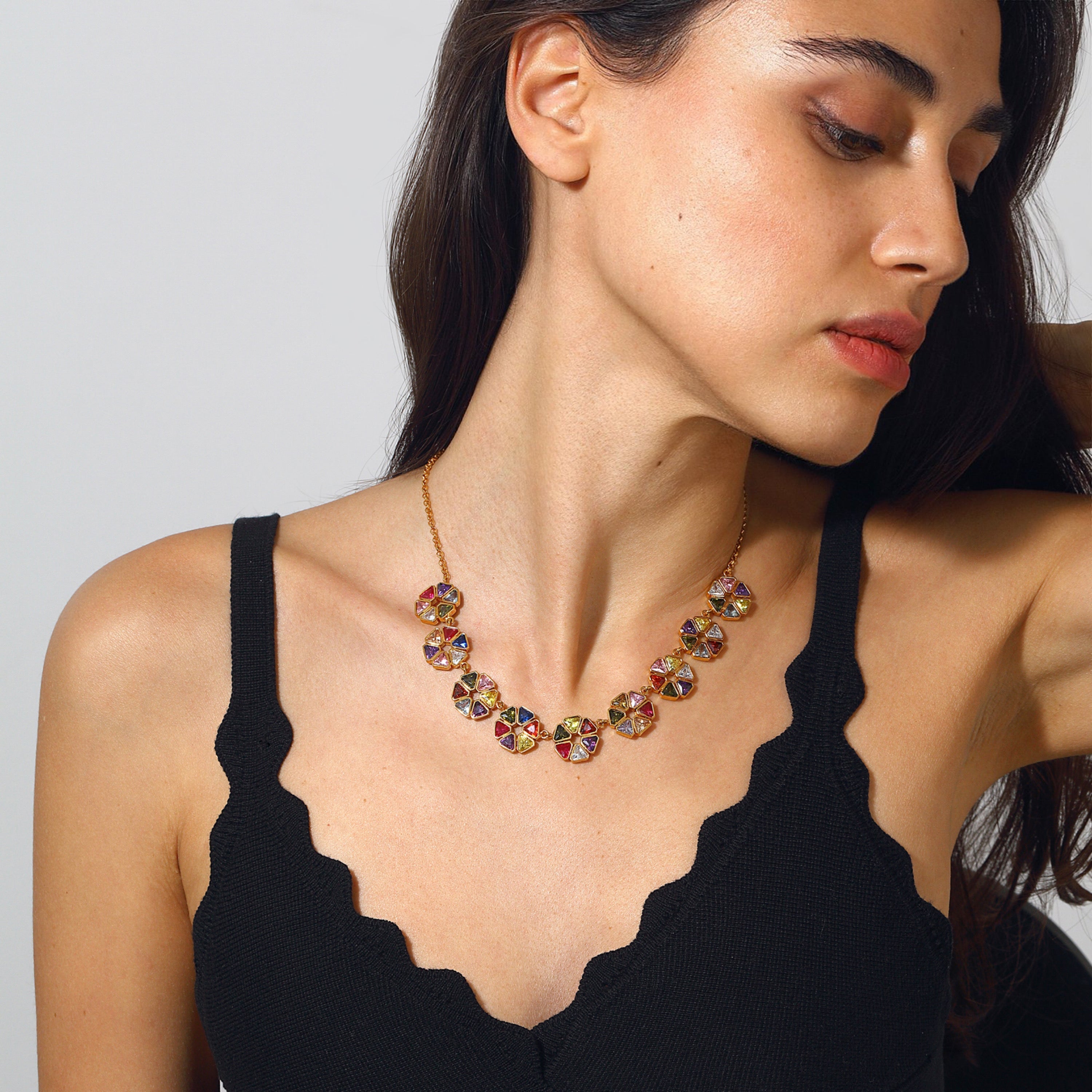 Maison Soula-Wheel Of Fortune Necklace Regina-Necklace-2-Milagron.com
