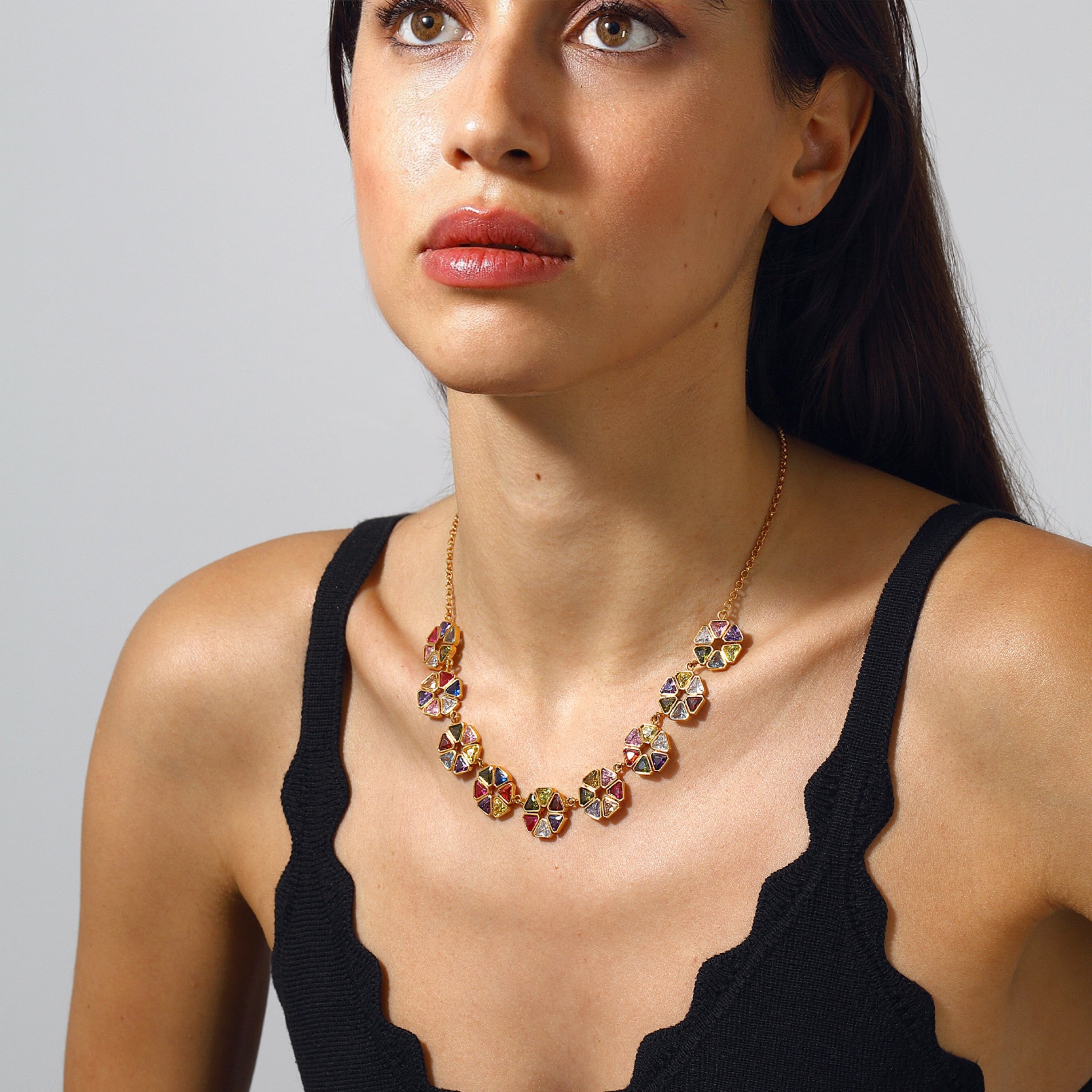 Maison Soula-Wheel Of Fortune Necklace Regina-Necklace-4-Milagron.com