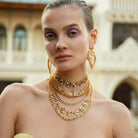 Maison Soula-Wheel Of Fortune Necklace Regina-Necklace-5-Milagron.com