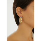 Maison Soula-Yeona Hoop Earrings-Earrings-5-Milagron.com