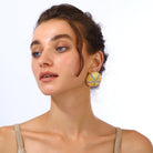 Maison Soula-Sea Urchin Earrings Aquamarine Blue-Earrings-4-Milagron.com
