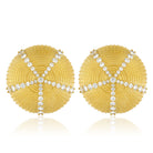 Maison Soula-Sea Urchin Earrings Clear-Earrings-1-Milagron.com