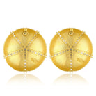 Maison Soula-Sea Urchin Earrings Clear-Earrings-3-Milagron.com