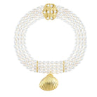 Maison Soula-Seashell Pearl Choker-Necklace-1-Milagron.com
