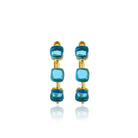Maison Soula-Siena Hoop Earrings Aquamarine Blue-Earrings-3-Milagron.com