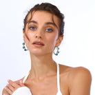Maison Soula-Siena Hoop Earrings Aquamarine Blue-Earrings-5-Milagron.com