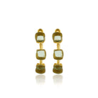 Maison Soula-Siena Hoop Earrings Olive Green-Earrings-3-Milagron.com