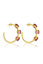 Maison Soula-Siena Küpe - Bordo Pembe-Küpe-4-Milagron.com