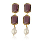 Maison Soula-Sloane Earrings Amethyst-Earrings-1-Milagron.com