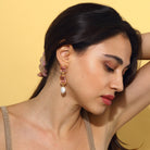 Maison Soula-Sloane Earrings Rose Pink-Earrings-2-Milagron.com