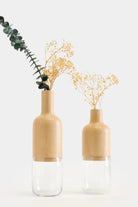 Harmony Minimalist 2'li Vazo Seti - Şeffaf - 0