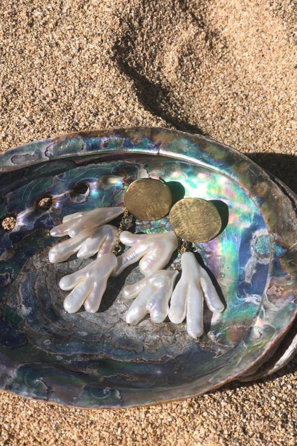 Maja Jewels-Mermaid Küpe-Küpe-3-Milagron.com