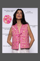 Cotton Candy Kapitone Yelek - 4