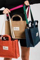 Mâlone Atelier-Fresh Flame Kanvas Çanta (1 Adet Mâlone Çanta Askisi Hediye)-Omuz Çantası-3-Milagron.com