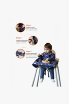 Mammam Baby-Minik Astronotlar Mama Sandalyesi Önlüğü-Mama Önlüğü-8-Milagron.com