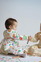 Mammam Baby-Renkli Sebzeler Mama Sandalyesi Önlüğü-Mama Önlüğü-2-Milagron.com